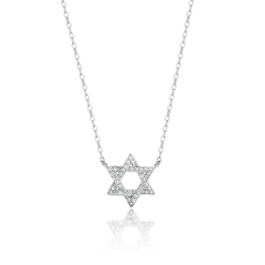 שרשרת מגדן דוד - כסף 925 אמיתי